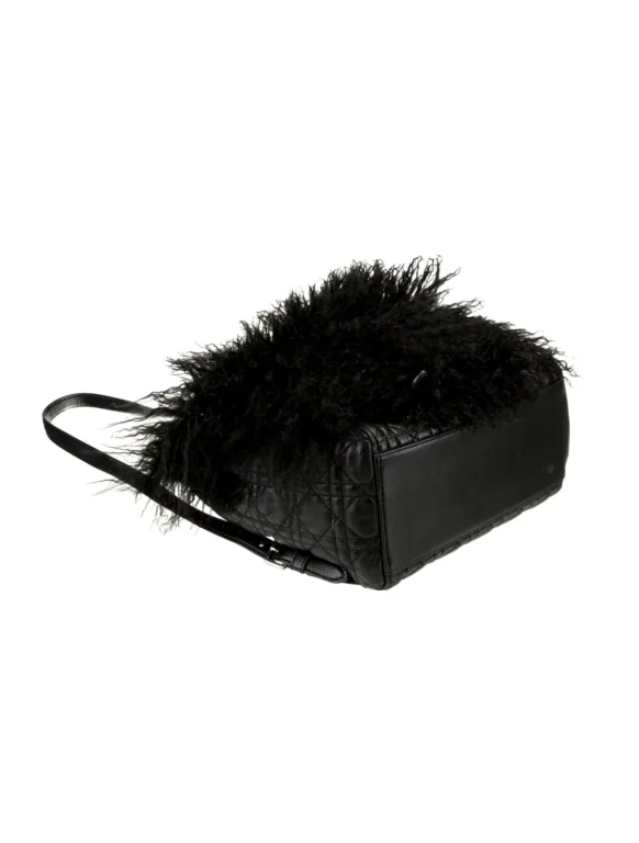 Christian Dior Mongolian Lamb Evening Bag