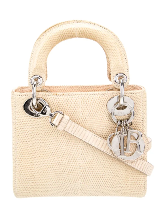 Christian Dior Lizard Lady Dior Mini