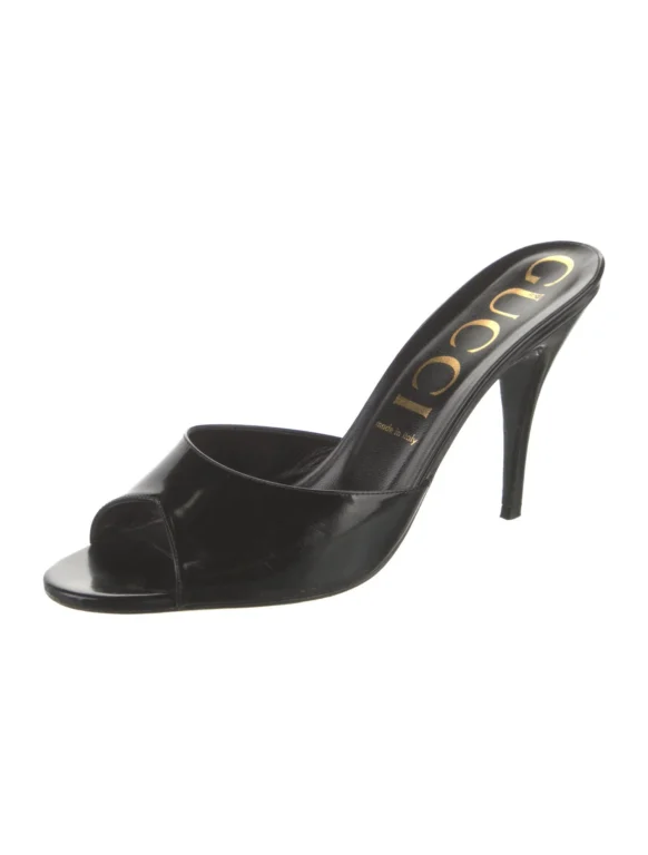 Gucci Leather Slides Women’s Size: 12 | IT 42