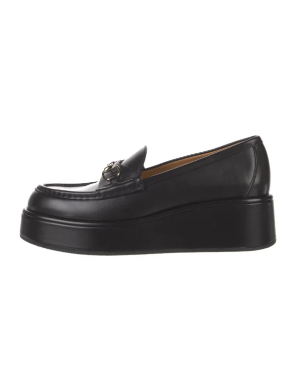 Gucci 1955 Horsebit Accent Leather Loafers Women’s Size: 7.5 | IT 37.5