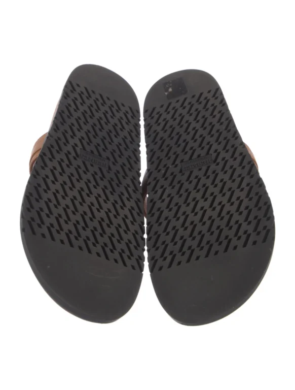 Hermès Empire Leather Slides Women’s Size: 7 | IT 37