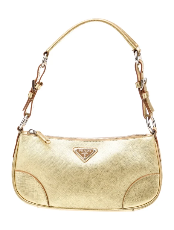 Prada Saffiano Lux Leather Top Handle Bag