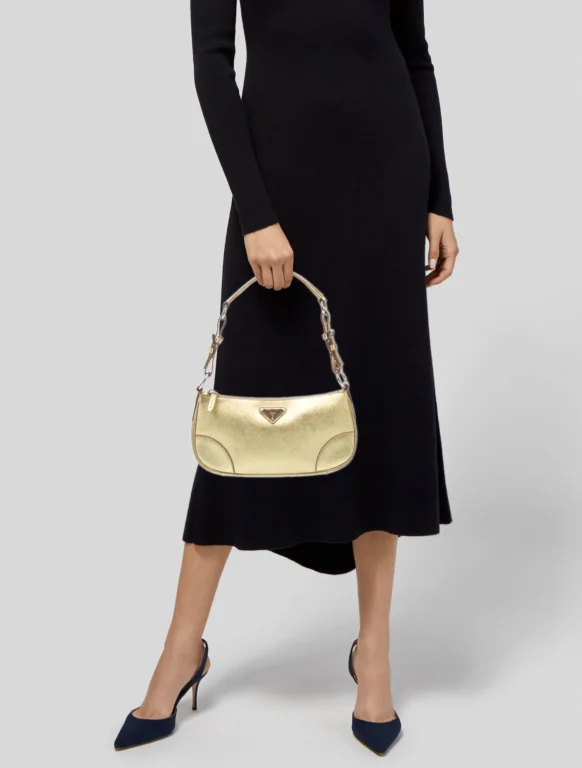 Prada Saffiano Lux Leather Top Handle Bag