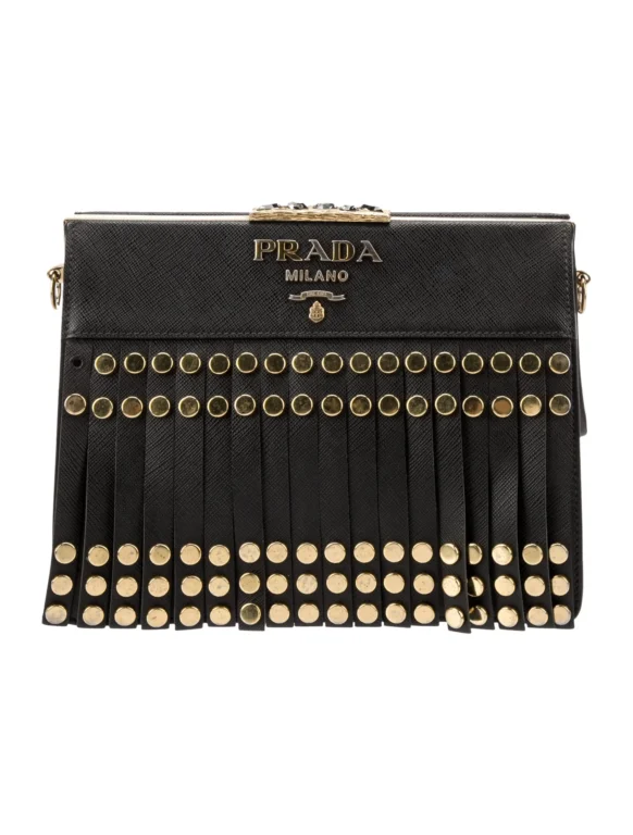 Prada Saffiano Lux Leather Portfolio