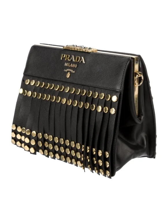 Prada Saffiano Lux Leather Portfolio