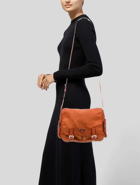 Prada Tessuto Nylon Messenger Bag