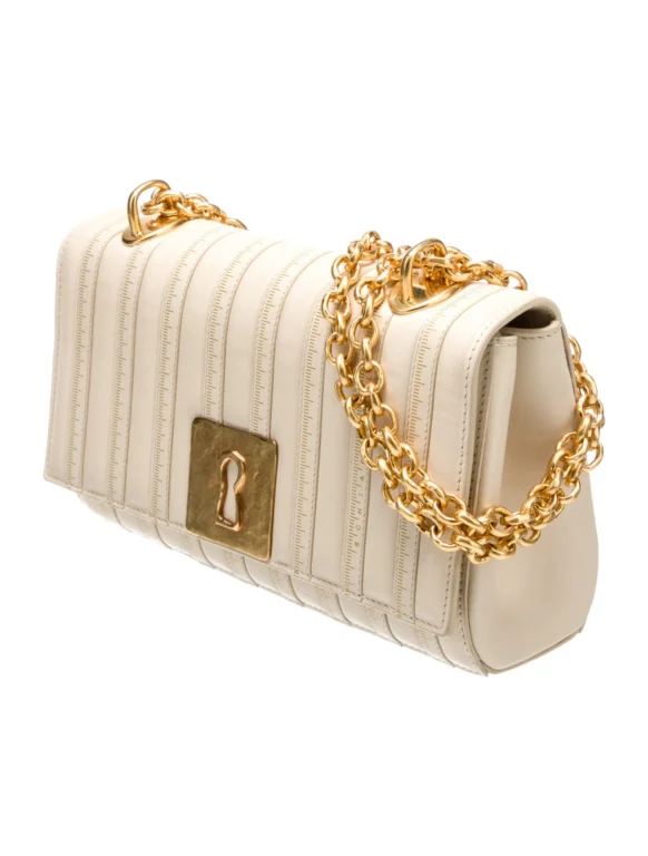 Schiaparelli Leather Schiap Shoulder Bag