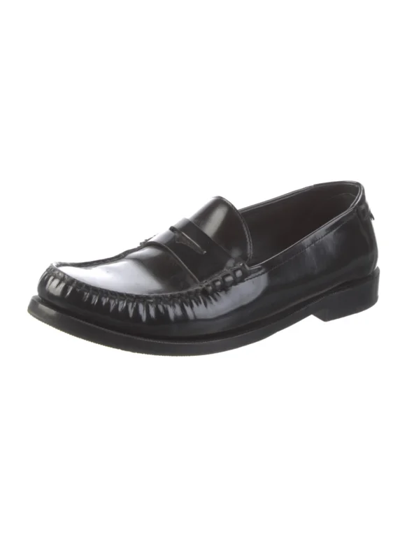 Yves Saint Laurent Leather Loafers Women’s Size: 10 | IT 40